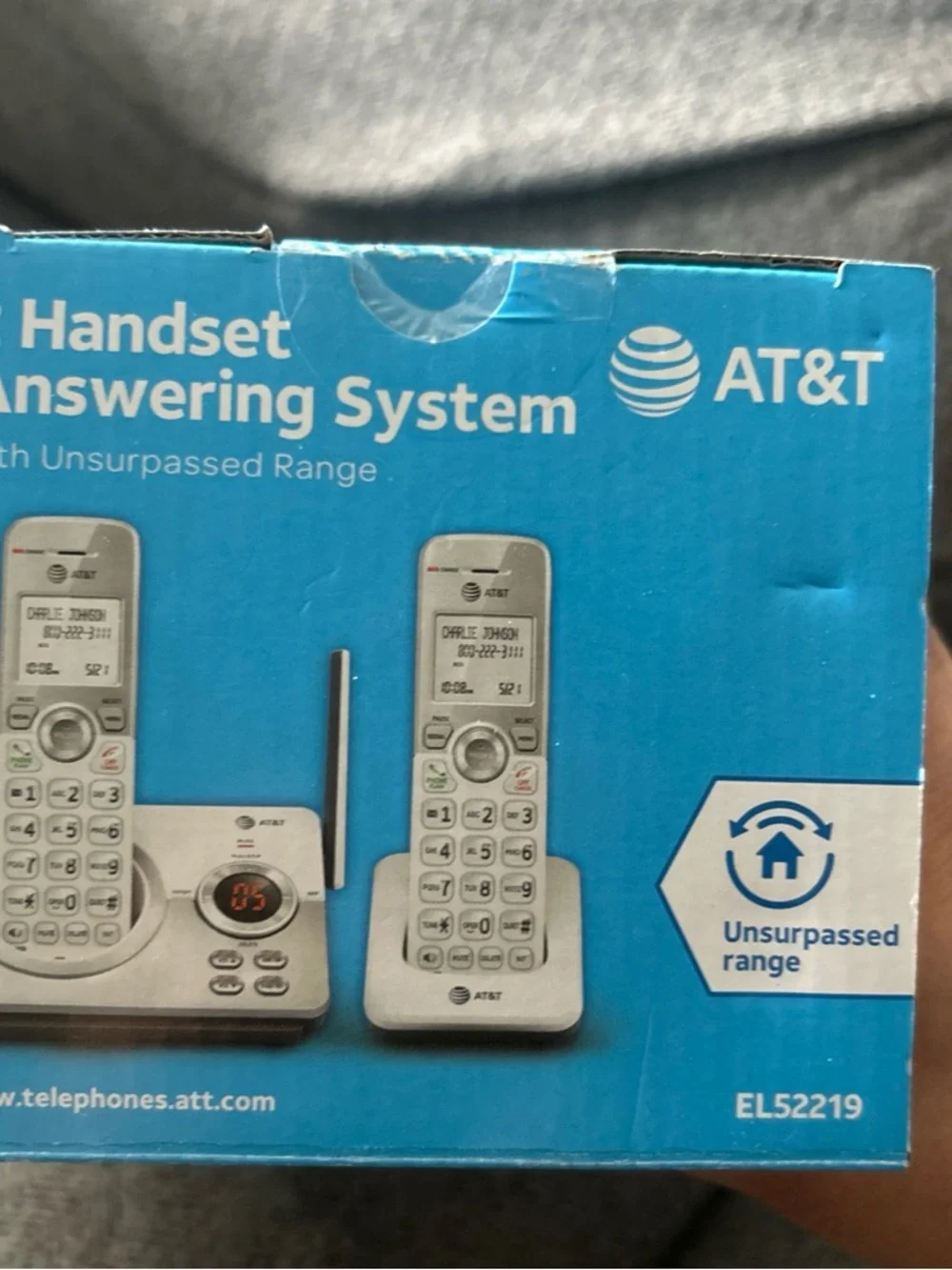 AT&T 2-Handset Cordless Answering System - White